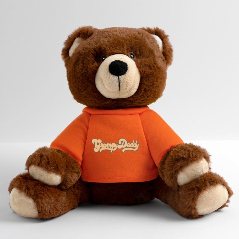 Script rétro de Grumpy Daddy - Couleur « Groovy Baby » Nounours RecycelBär® marron