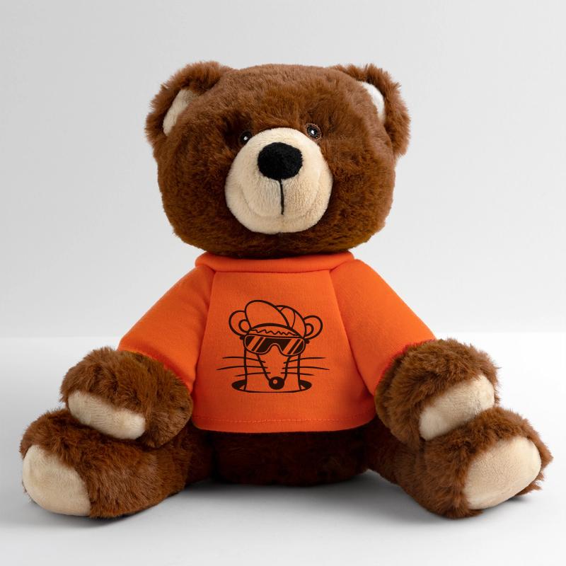 Mouse Sunglasses Cool Cappy Ground Hole Mouse Hole MiniFeet® RecycelBär® Teddy Bear Brown