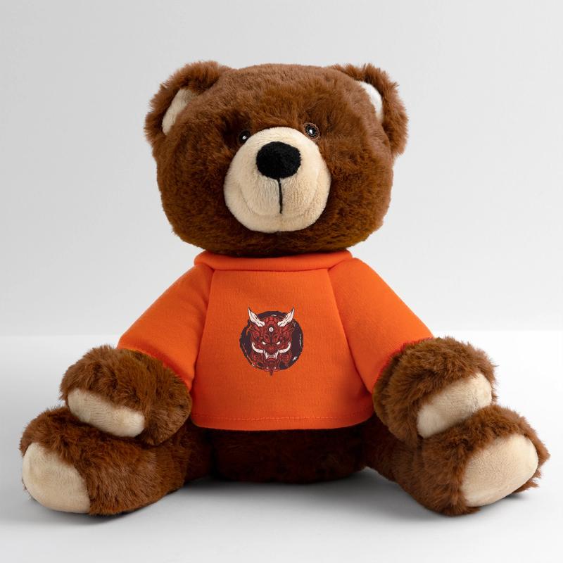 Devil Krampus Evil Perch Run MiniFeet® RecycelBär® Teddy Bear Brown