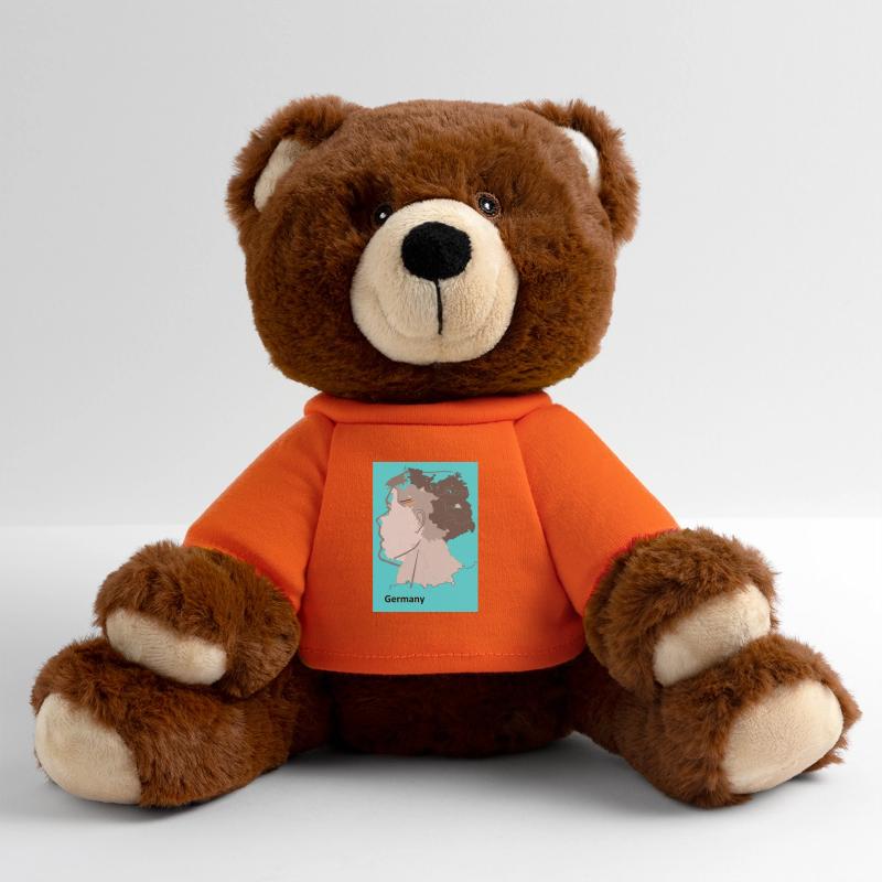 Germany Gradient Map MiniFeet® RecycelBär® Teddy Bear Brown
