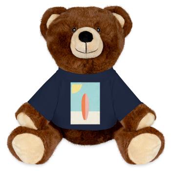 Brandung - MiniFeet® RecycelBär® Braun - French Navy - Vorne