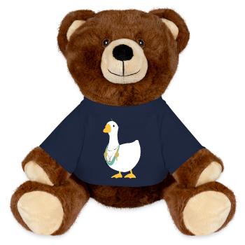Là où les vents se rencontrent - Silver Needle - Nounours RecycelBär® marron - bleu marine - Devant