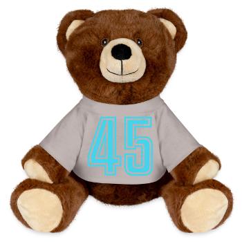 45 - MiniFeet® RecycelBär® Teddy Bear Brown - golden orange - Front