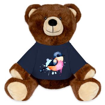 Meise - MiniFeet® RecycelBär® Braun - French Navy - Vorne