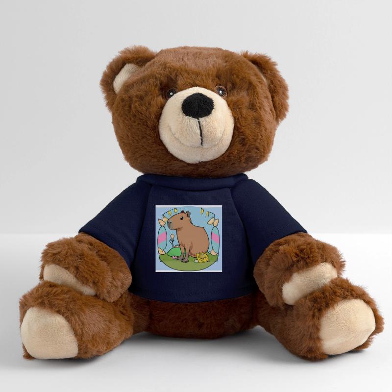 Capybara de Pâques Nounours RecycelBär® marron