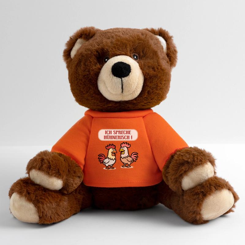 Chickens Language Poultry MiniFeet® RecycelBär® Teddy Bear Brown