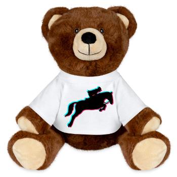 équitation - Nounours RecycelBär® marron - jaune soleil - Devant