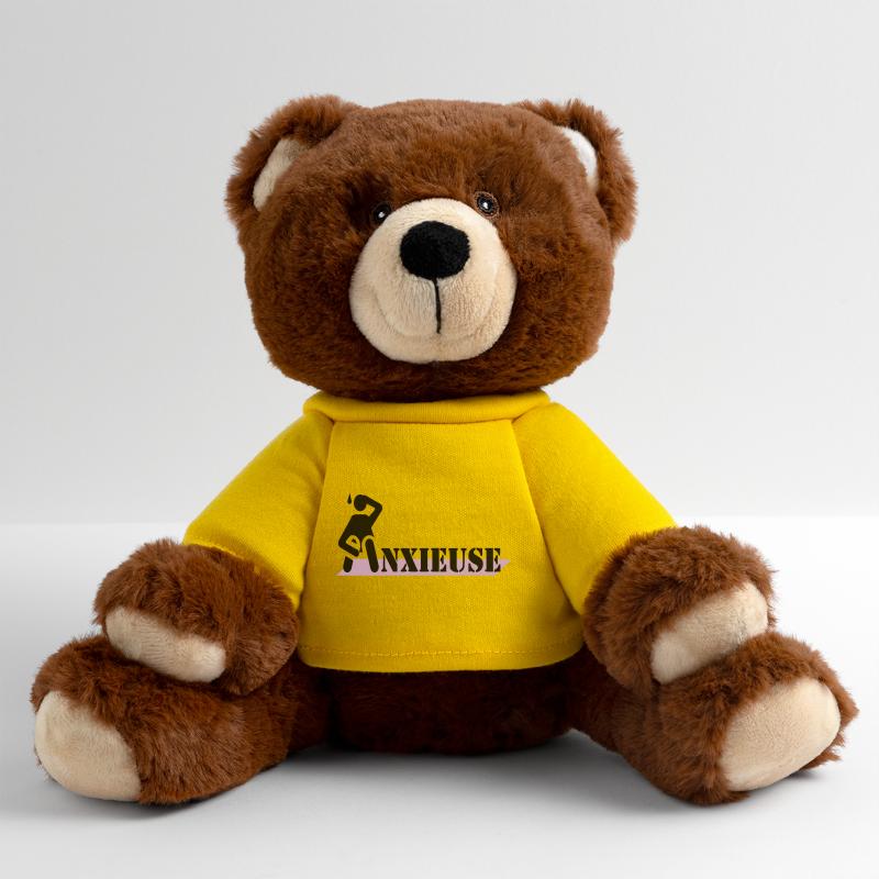 anxious MiniFeet® RecycelBär® Teddy Bear Brown