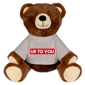 Up to You - MiniFeet® RecycelBär® Braun - Sonnengelb - Vorne