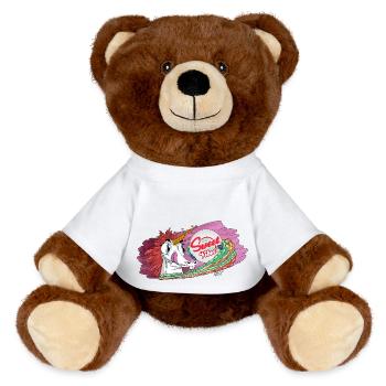 Sweet Vibez - MiniFeet® RecycelBär® Braun - Sonnengelb - Vorne