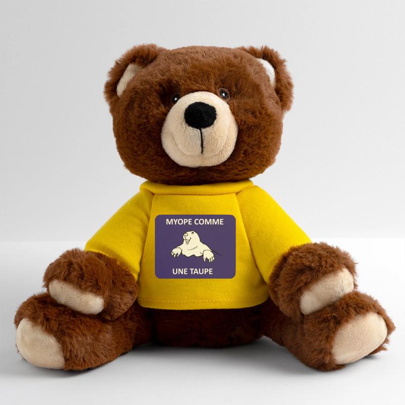 Myope comme une taupe Nounours RecycelBär® marron