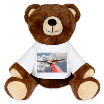 Bombardier à eau C-130 - Nounours RecycelBär® marron - jaune soleil - Devant