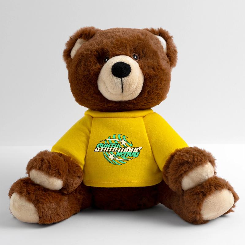 Synth Wave Synthesizer  MiniFeet® RecycelBär® Braun