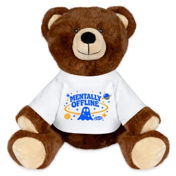 MENTALLY OFFLINE - MiniFeet® RecycelBär® Teddy Bear Brown - sun yellow - Front
