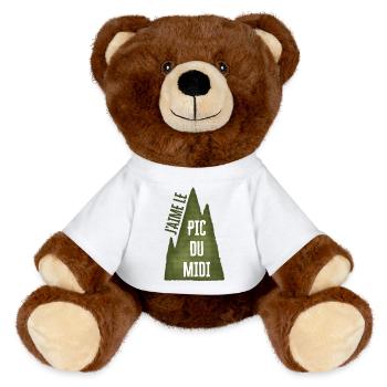 I like the PIC DU MIDI - MiniFeet® RecycelBär® Teddy Bear Brown - sun yellow - Front