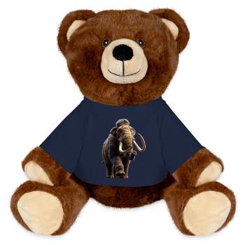 Mammouth Mammouth Laineux Âge glaciaire Mammouths Mammouth Doux - Nounours RecycelBär® marron - bleu marine - Devant