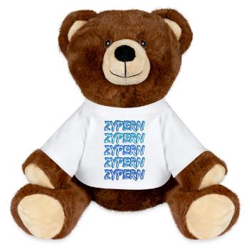 Zypern - MiniFeet® RecycelBär® Braun - Sonnengelb - Vorne