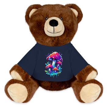 Pilz - MiniFeet® RecycelBär® Braun - French Navy - Vorne