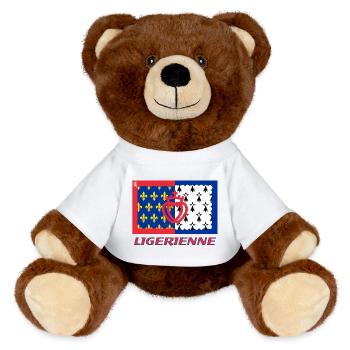 Ligérienne - Nounours RecycelBär® marron - jaune soleil - Devant