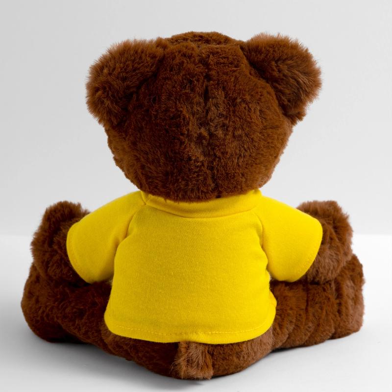 Logo Contested Script Noir Nounours RecycelBär® marron