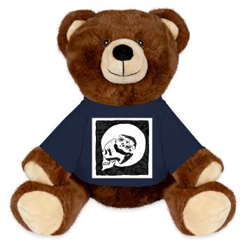 Geistlos - MiniFeet® RecycelBär® Braun - French Navy - Vorne