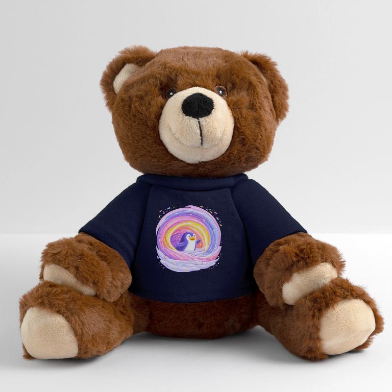 Manchot arc-en-ciel dans le vortex Nounours RecycelBär® marron