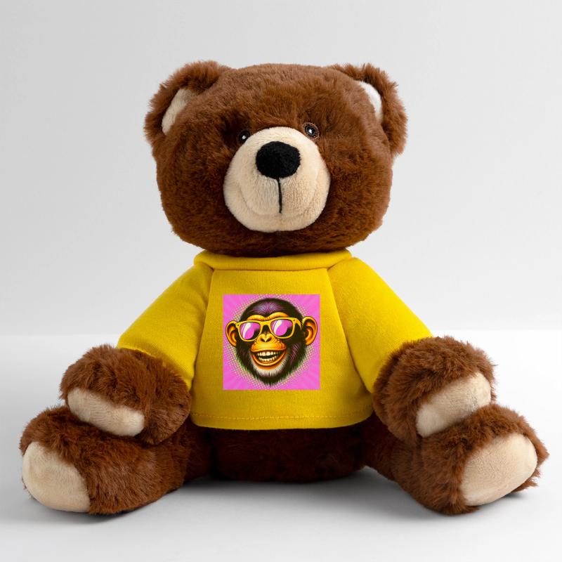 Chimpanzee Monkey MiniFeet® RecycelBär® Teddy Bear Brown