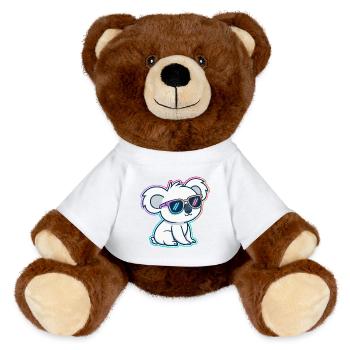 Koala-Neonbrillen - MiniFeet® RecycelBär® Braun - Sonnengelb - Vorne