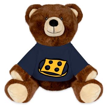 Käsebrot - V2 - MiniFeet® RecycelBär® Braun - French Navy - Vorne