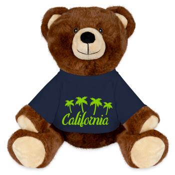 Californie - Nounours RecycelBär® marron - bleu marine - Devant