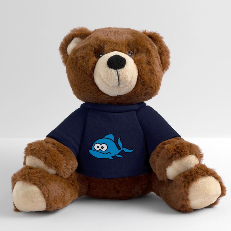 Doux poissons avec des yeux exorbités. Nounours RecycelBär® marron
