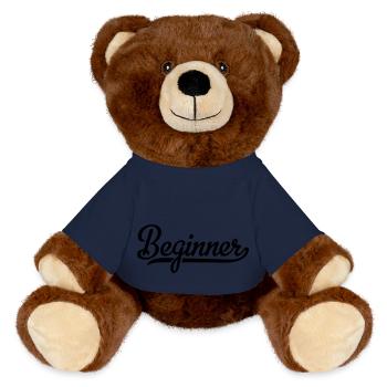 beginner - MiniFeet® RecycelBär® Braun - French Navy - Vorne