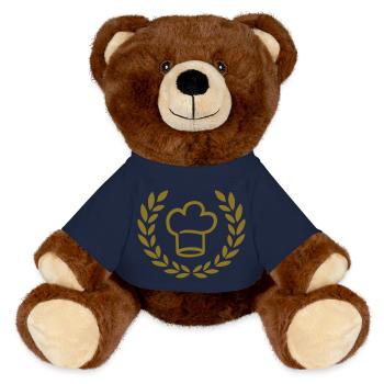 Cook - Nounours RecycelBär® marron - bleu marine - Devant