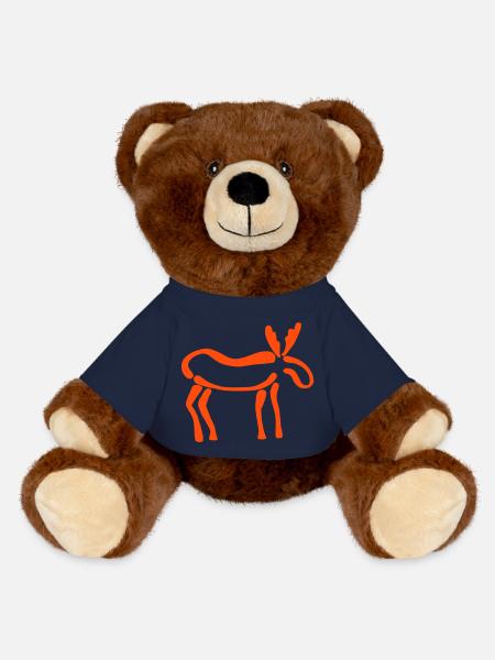 Élan - Nounours RecycelBär® marron - bleu marine