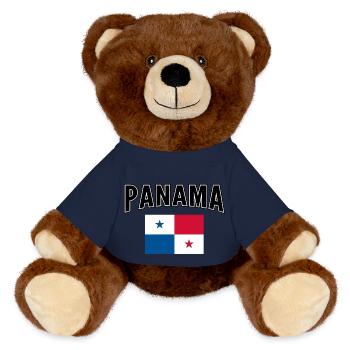 Panama - MiniFeet® RecycelBär® Braun - French Navy - Vorne