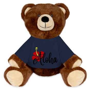 ALoha - MiniFeet® RecycelBär® Braun - French Navy - Vorne