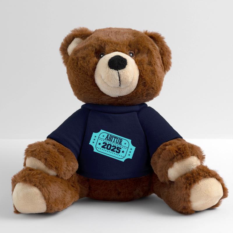 Abitur 2025 stamp MiniFeet® RecycelBär® Teddy Bear Brown