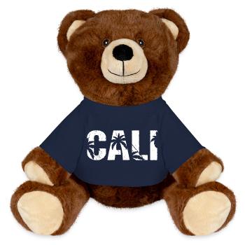 Cali Palmiers Californie - Nounours RecycelBär® marron - bleu marine - Devant