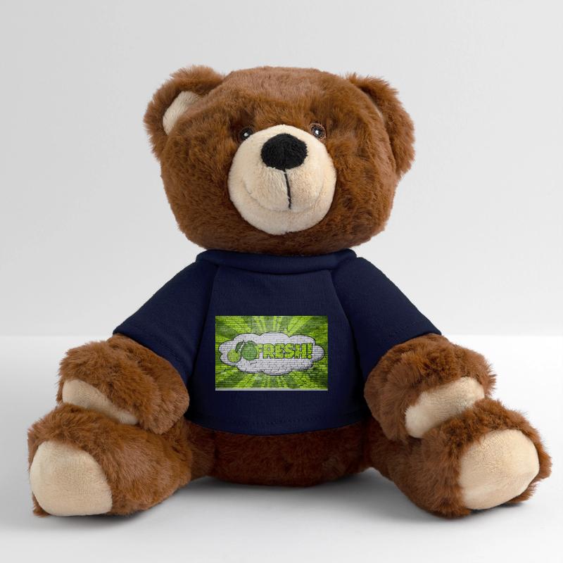 Lettrage Graffiti Bubble Graffiti de style bande dessinée frais Nounours RecycelBär® marron