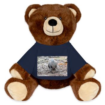 Wildschwein Sus scrofa - MiniFeet® RecycelBär® Braun - French Navy - Vorne