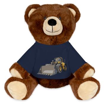 chargeuses sur pneus - Nounours RecycelBär® marron - bleu marine - Devant