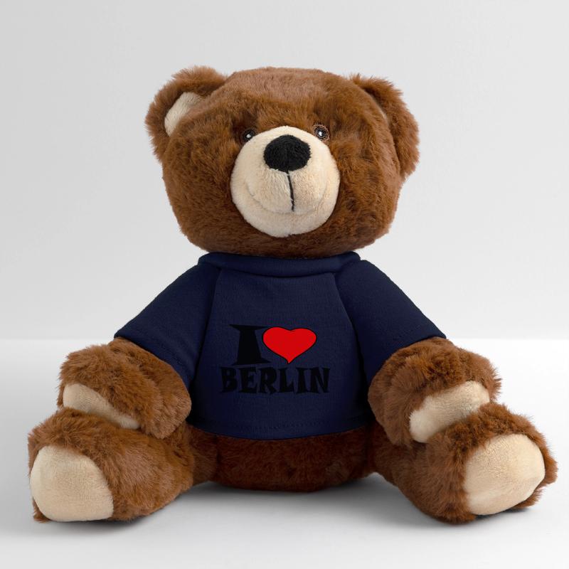 Berlin - J'aime Berlin Nounours RecycelBär® marron
