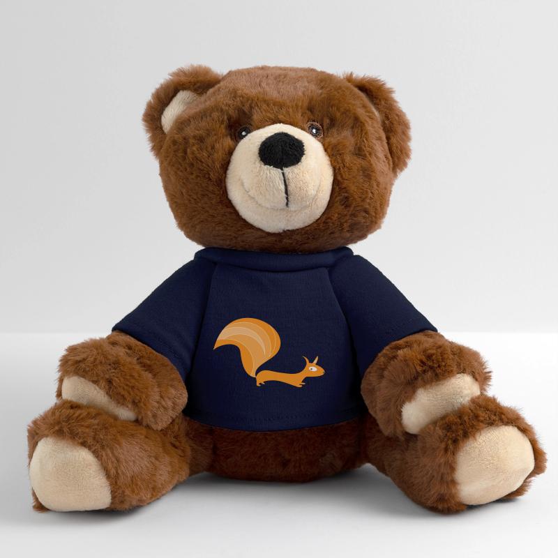 Eichhörnchen mit Einhorn (b) MiniFeet® RecycelBär® Braun