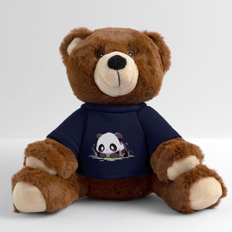 Panda mignon Nounours RecycelBär® marron