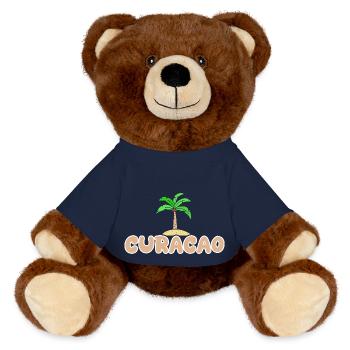 Curacao Curacao - MiniFeet® RecycelBär® Braun - French Navy - Vorne