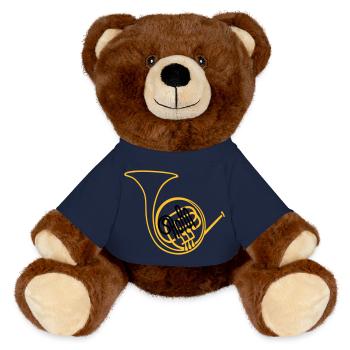 Waldhorn II - MiniFeet® RecycelBär® Braun - French Navy - Vorne
