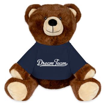 Dream Team - MiniFeet® RecycelBär® Braun - French Navy - Vorne
