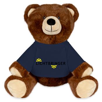 LIGHT CHARMS - MiniFeet® RecycelBär® Teddy Bear Brown - french navy - Front