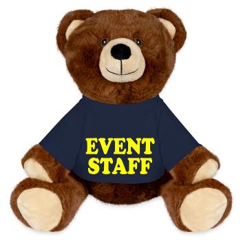 Event staff - MiniFeet® RecycelBär® Braun - French Navy - Vorne