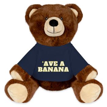 ́ave a Banana - MiniFeet® RecycelBär® Teddy Bear Brown - french navy - Front